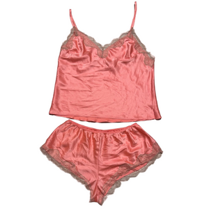 Victoria's Secret Pink Satin Pajama Set